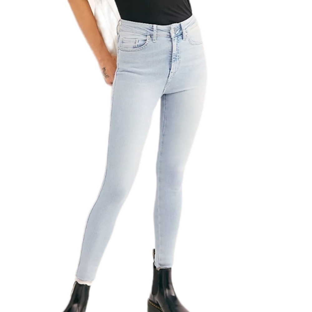 FREE PEOPLE Raw High Rise Jeggings SIZE 30